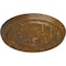 Ekena Millwork Reece Ceiling Medallion (Fits Canopies up to 2 3/8"), 12"OD x 1 3/4"P, Smokey Topaz Crackle CM12RESTC - alternate 2